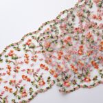 Floral embroidered tulle lace trim | Bra & dress making | Lingerie sewing