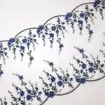 Floral embroidered tulle lace trim | Bra & dress making | Lingerie sewing