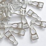 10mm (3/8”) silver metal suspender clips