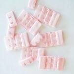 Agrafes 3x2 roses pour la confection de soutien-gorge et lingerie