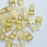 Clips de liguero de metal dorado 15mm | Set de 2 piezas