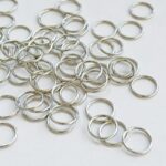 10mm (3/8") silver metal rings