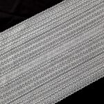 White stretch lace fabric | Elastic lace