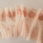 Soft embroidered tulle lace trim | 2m mirrored set