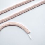 Beige bra underwire casing for bra making, tunnel tape | 2 meters