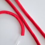 Red tunnel tape for bra underwires, ideal for bra making | 2 meters
