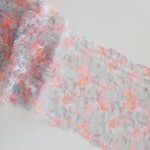 Dentelle brodée colorée pour lingerie et soutiens-gorge
