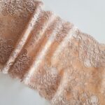 Encaje elástico nude/beige para ropa interior