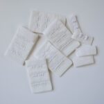 Cierre 3x2 blanco antiguo para sujetador
