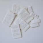 antique white hook & eye fasteners for underwear and bra making (3x2, 3x3)