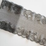 Pizzo elastico morbido kaki per lingerie e reggiseni