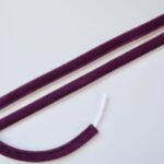 Plum bra wire casing for bra making | 2 meters