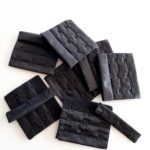 Agrafes 3x3 noires 65 mm pour fabrication de soutien-gorge