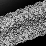 White stretch lace trim | Bridal & lingerie sewing