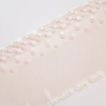 Pizzo di tulle ricamato a specchio 2m per lingerie