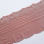 Pizzo voile ricamato 2m per reggiseni e lingerie