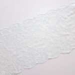 Dentelle extensible florale pour lingerie et soutiens-gorge