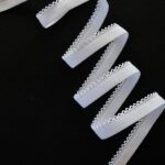 White picot edge knicker elastic 10 mm | 2 meters