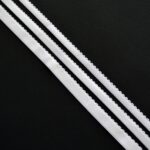 White picot edge plush elastic | 2 meters | 10/12/15 mm