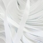 Elastico bretelle bianco per reggiseni - 2 metri