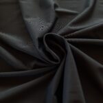 Tissu microfibre haute qualité pour lingerie/sous-vêtements | Tissu stretch noir