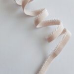 Beige picot edge knicker elastic 10 mm | 2 meters