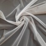 Beige non-elastic sheer cup lining | Corset mesh, stabilizing net for bra and corset