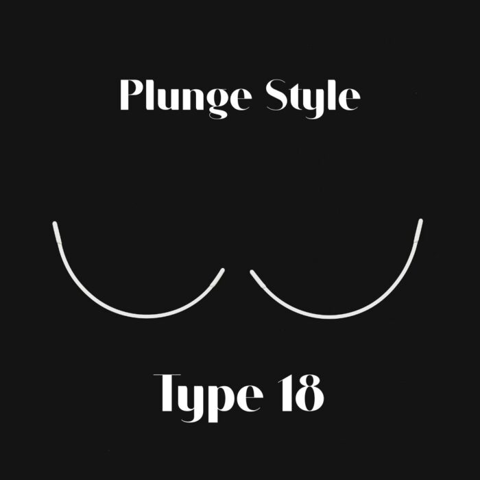 Armatures plongeantes en métal gainé nylon pour lingerie et maillots de bain – Image 1
