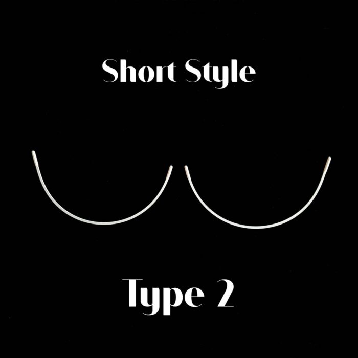 type2 Short Style Nylon-Coated Bra Underwires - Image 1