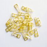 Pinces à jarretelles en métal doré 10mm pour porte-jarretelles