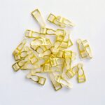 10mm (3/8”) gold metal suspender clips