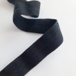 Biés elástico negro 15mm para lencería | Set de 2 metros