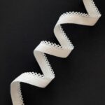 Antique white picot edge knicker elastic 10 mm | 2 meters