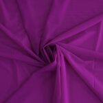 Maille-tulle bi-stretch violet | Powernet léger