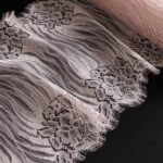chantilly lace coupon for lingerie, inelastic lace for corsets