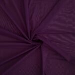stretch power net 50cm plum color, high-quality stretch mesh for lingerie (turandot)