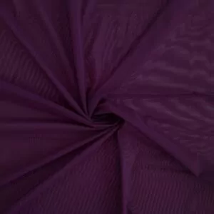 stretch power net 50cm plum color, high-quality stretch mesh for lingerie (turandot)