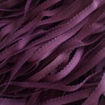 2 meters in size 10 mm plum color picot edge knicker elastic, elastic for lingerie