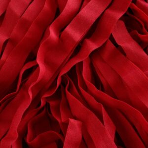 2 mètres d'élastique plat rouge de 15 mm, élastique extensible plat pour lingerie