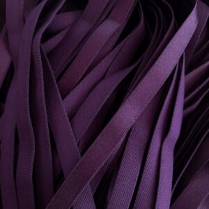 2 meters plum color strap elastic in sizes 10/15mm, bra strap for lingerie sewing