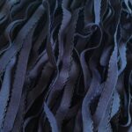 2 meters in sizes 10/12/15mm dark blue edge picot plush elastic for bra underband, elastic for lingerie sewing