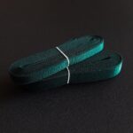 2 metros de cinta elástica verde oscuro en tamaños de 10/15 mm, cinta de sujetador para coser lencería
