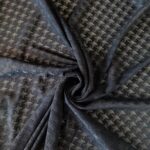 Stretch power net 50cm black color, high-quality stretch mesh for lingerie
