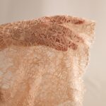 Cupón de encaje de Chantilly, encaje inelástico para corsés y ropa interior