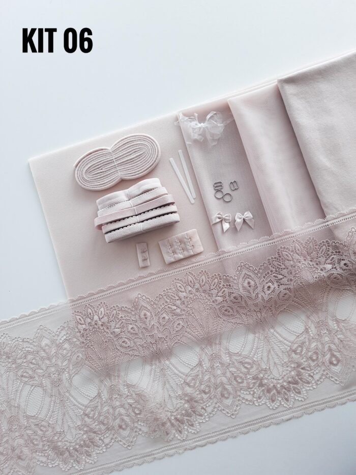 bra + panty sewing kit beige color, DIY Kits - Image 6