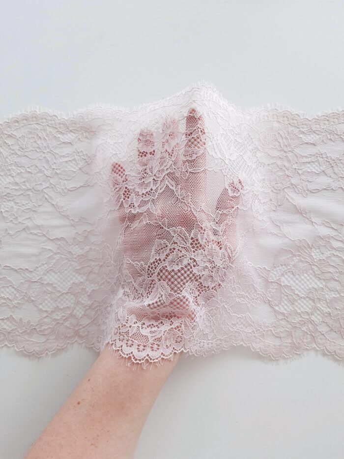 eyelash stretch lace trim for sewing lingerie, elastic lace fabric for bra making - Image 3