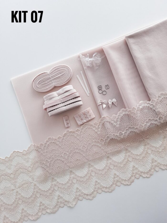 bra + panty sewing kit beige color, DIY Kits - Image 7