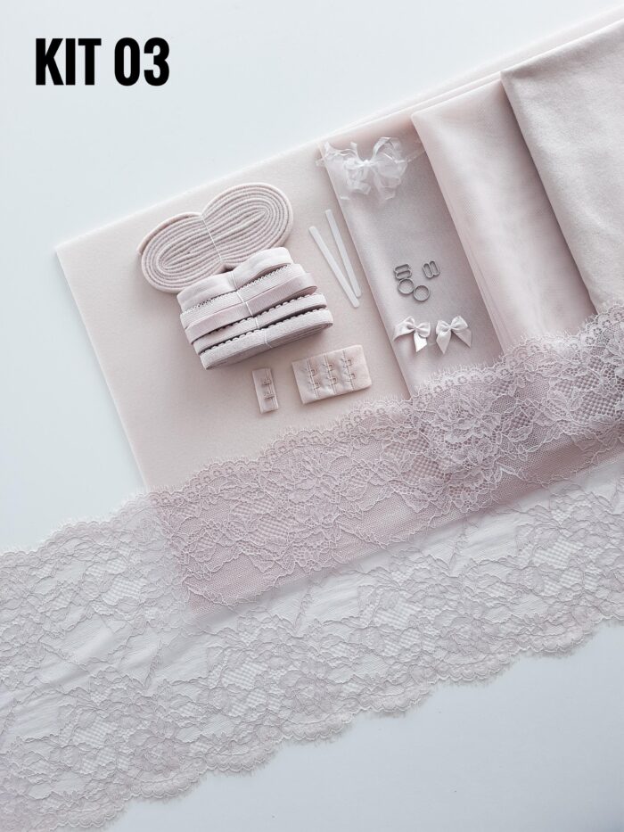 bra + panty sewing kit beige color, DIY Kits - Image 4