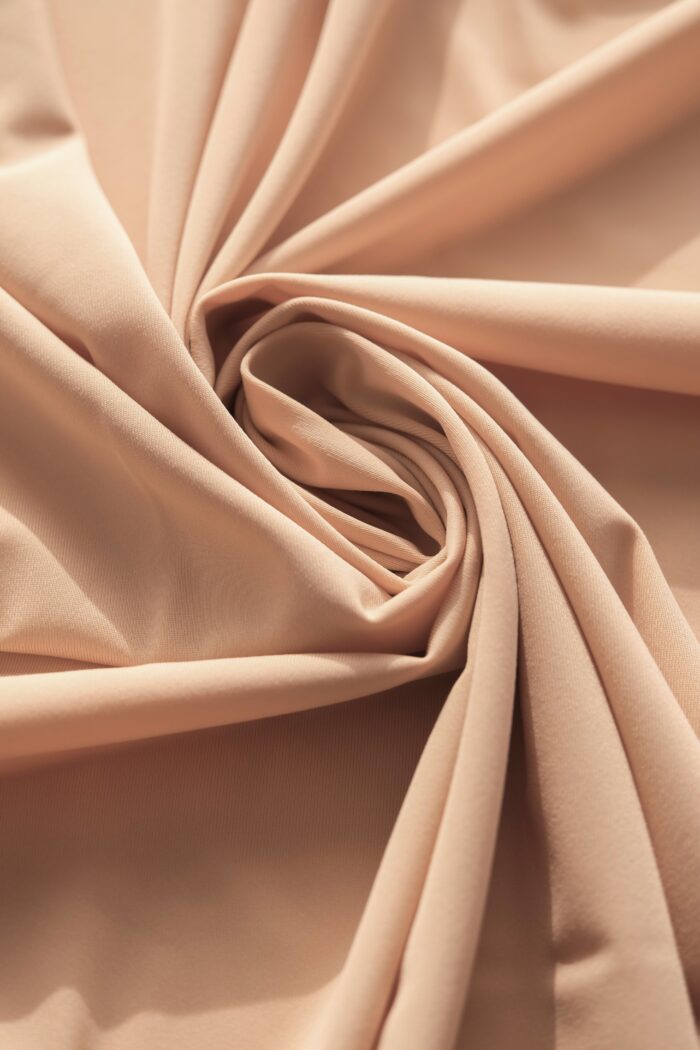 Tessuto in microfibra di alta qualità per lingerie/biancheria intima 0,5 m (color sabbia) - immagine 1