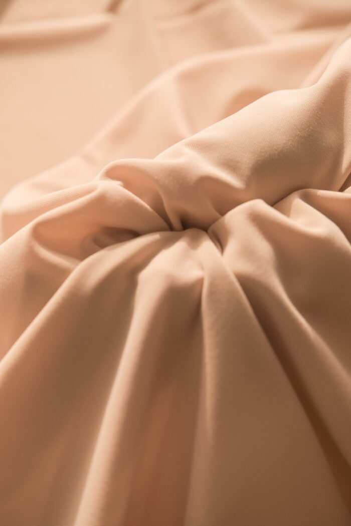 Tessuto in microfibra di alta qualità per lingerie/biancheria intima 0,5 m (color sabbia) - immagine 3